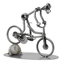 Screw Manikin MTB Mountain Bike Cycling Stone-Hand-Made Gift Idea