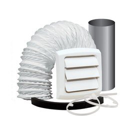 Bathroom Fan Vent Kit with, Wall Style