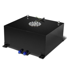 DNAMotoring ALU-FT-T5-ALU-BK Aluminum Fuel Cell Gas Tank, 15.5 gal