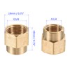 M METERXITY Brass Reducer Coupling - Brass Reducer Pipe Fitting