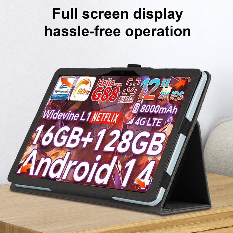 Haofun Case Compatible with Teclast T60 Plus/Odea A12, Ultra Thin