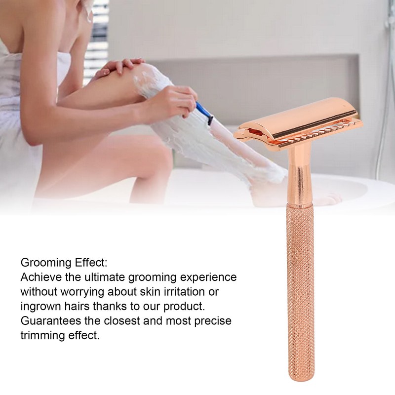 Manual Beard Blade Trimmer Double Edge Waterproof Safety Manual Beard