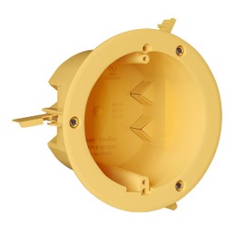 Inlight 4" Junction Box Round Electrical Box for Wall Lights, Old Work Box, UL Listed, 3-Pack, IN-0501-6-3