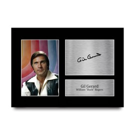 HWC Trading A4 Gil Gerard Buck Rogers Gifts Printed Signed Autograph Picture for TV Show Fans