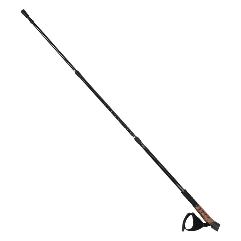 Outdoor Hiking Cane 3 Section Telescopic Walking Cane Adjustable Height