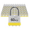 Padlocks with Same Key, LQYN 60 Pcs Laminated Keyed Padlock