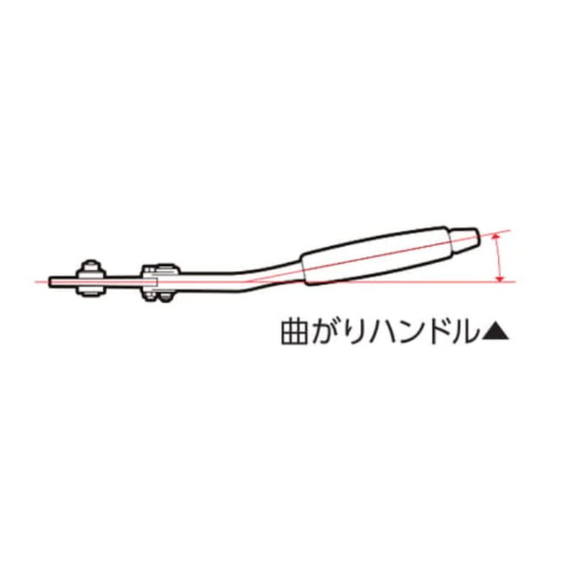 Polished, Forged, Aluminum Bolt Clipper, Bent Handle *Blade Adjusted: 11.8