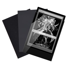 Gentpovth Pack of 200 66 x 91 mm Premium Card Sleeves, Black Protective Sleeves for Cards, Pocket Pages for Exchange Cards, Ultimate Protection for Your Collection, for Collecting All Types of Cards