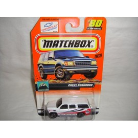 MATCHBOX #80 OF 100 SNOW EXPLORER SERIES CHEVY SUBURBAN DIE-CAST 1:64 Scale