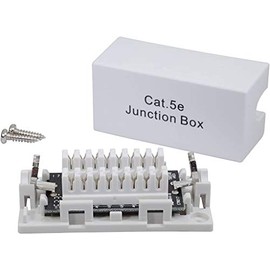 InstallerParts (5 Pack) Cat 5E Junction Box - 110 Punch Down Type – UL Listed
