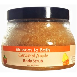 Caramel Apple Body Scrub (8 Ounce) - Phthalate Free Fragrance - Softens, Moisturizes And Exfoliates with a Sweet Fruity Scent