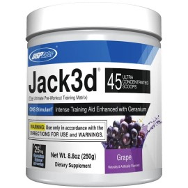 USP Labs Jack Pre- Workout - 45 Servings 3D - Rocket Pop