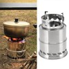 Mini Alcohol Stove for Camping Hiking Stainless Steel Campfire Stove