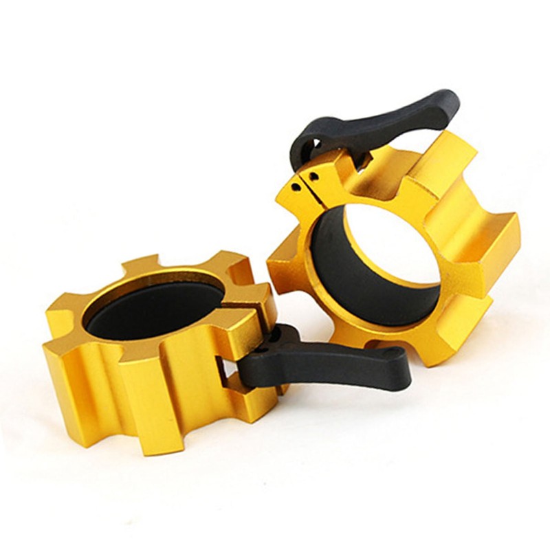 2PCS 50mm Barbell Collar Lock Aluminum Alloy Quick Release Locks