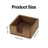 MultiBey Black Walnut Sticky Note Holder - Handcrafted Solid Wood