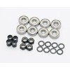 INSTSK8 ABEC7 Bearing Set Axle Nut Bearing Spacer Axle Washer