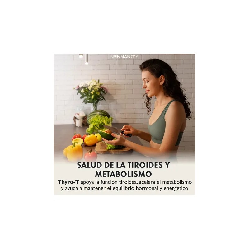 Suplemento en cápsula Newmanity Minerales/Vitaminas de Thyro-T x 200cápsulas