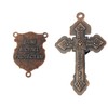 Luomu 4 Sets of Saint Michael Centerpiece and Pardon Crucifix