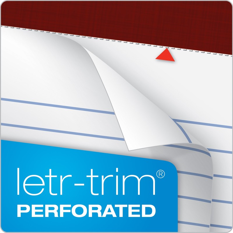 TOPS Docket Gold Writing Pads, 8-1/2" x 11-3/4", Narrow Rule,