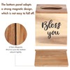 Reviaras Tissue Box Cover, Acacia Wood Tissue Box Cover with