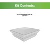 Barrette Outdoor Living 4"x4" Contemporary Post Top, White
