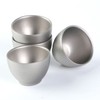 Camping Tea Cup Outdoor Portable Picnic Cookware Ti Double-Wall TeaCup