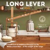 Dutch Wooden Cheese Press - Cheese Making Kit (Wooden Cheese