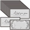 Spiareal 50 Pcs Blank Gift Certificates for Small Businesses 3.75