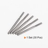sourcing map 30pcs Diamond Grinding Burrs Carving Bits 2.5mm Cylindrical