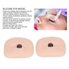 1 Pair Soft Silicone Eye Model Flexible 5D for Practicing