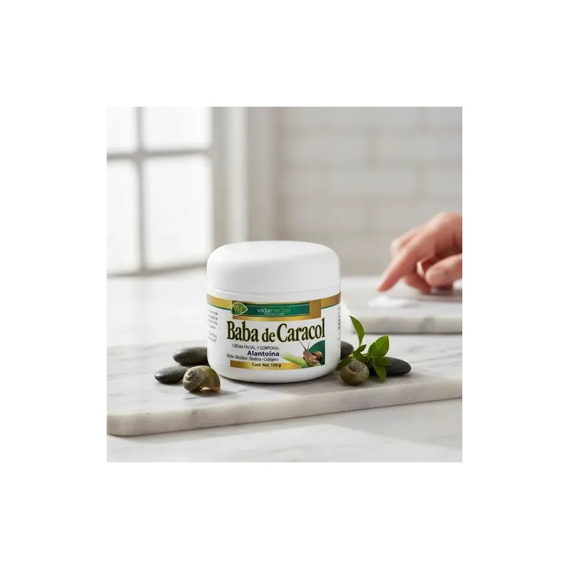 Crema Refrescante Facial Y Corporal De Baba De Caracol 120