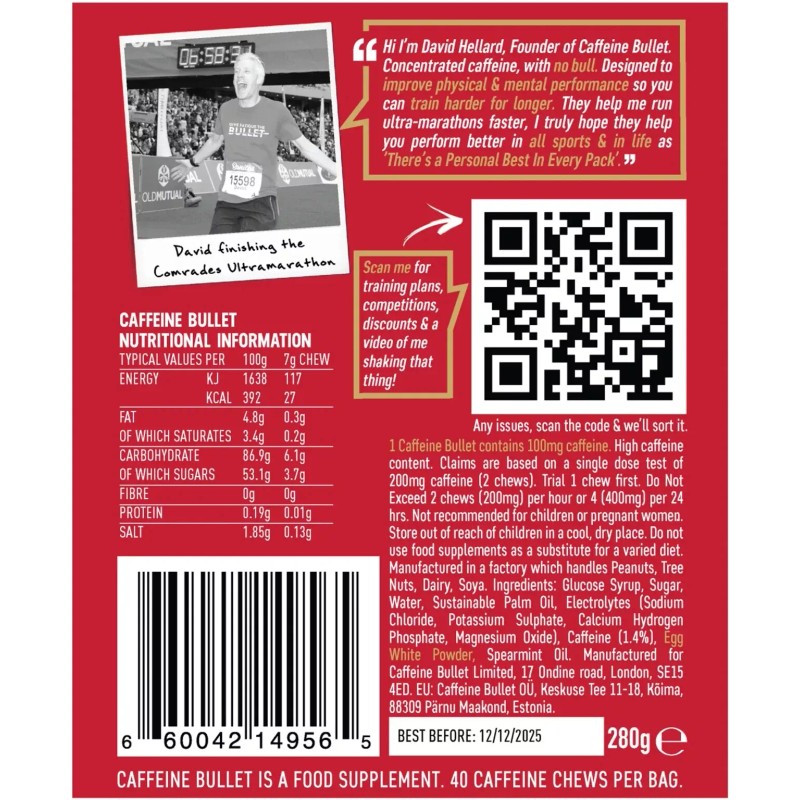 Caffeine Pill Upgrade - Mint Caffeine Bullets - 100 mg