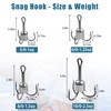 Snagging Hooks Snagging Weighted Treble Hooks Large Treble Bunker Snag
