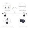 Trouser Hangers, 20 Pack Skirt Hangers with Adjustment Metal Grip