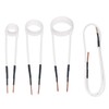 4Pcs Induction Heater Coil Kit 2.5mm Brass Core 20 30