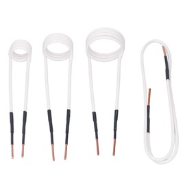 4Pcs Induction Heater Coil Kit 2.5mm Brass Core 20 30 40 750mm High Frequency Induction Coil for Rusty Bolt Nut Removal