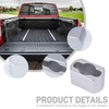 wzrasmiles Silver Aluminum Replacement Tailgate Hinge Bushing Compatible with 2005-2024