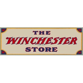 Winchester Rifles - The Winchester Store New Metal Sign: 6x18" Ships Free