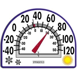 Taylor Window Cling Thermometer 7" Dia.
