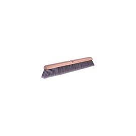 Weiler 42042 - Cepillo de piso de barrido fino, 24 pulgadas, relleno de poliestireno plateado, natural