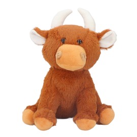 30cm Height Cartoon Plush Cattle Doll Adorable Expression Soft Stuffed Animal Toy for Kids