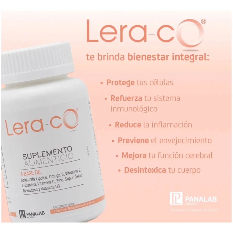 Suplemento Antioxidante Lera Panalab Cápsulas Omega Sabor
