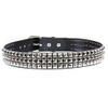 Snap On Three Row Punk Rock Star Metal Silver Studded