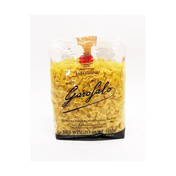 Garofalo No.23 Farfalline Semolina Pasta - 16 oz (2 Pack)