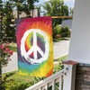 Peace Flag 12 X 18 inch Double Side Vertical Garden