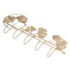 Wall Coat Rack Ginkgo Leaf Design Simple Elegant Style Wide