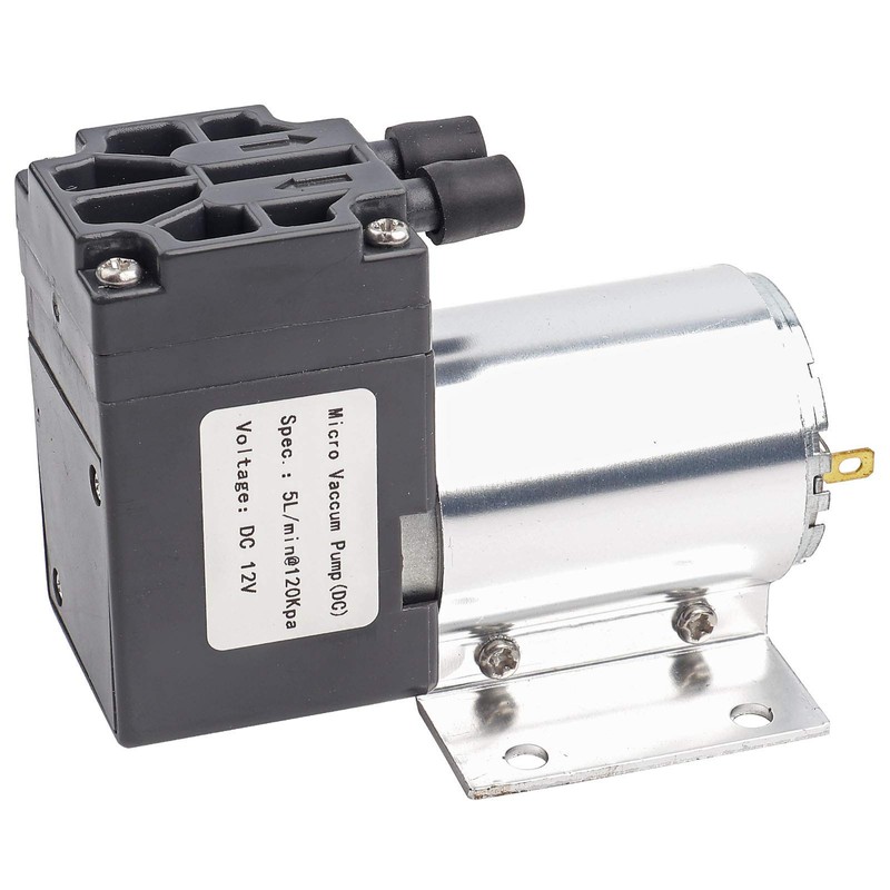 Mini Vacuum Pump, DC 12V 5L/min 120kpa Small Vacuum Pump