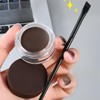 Brown Gel Eyeliner with Brush – Long-Lasting, Waterproof, Smudge-Proof Gel
