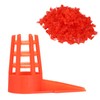 250PCS Plastic Opening Bee Queens Cage Protective Cell Cover Beekeeping