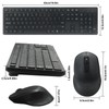 Wireless Keyboard and Mouse Combo, Quiet and Soft 2.4G Full